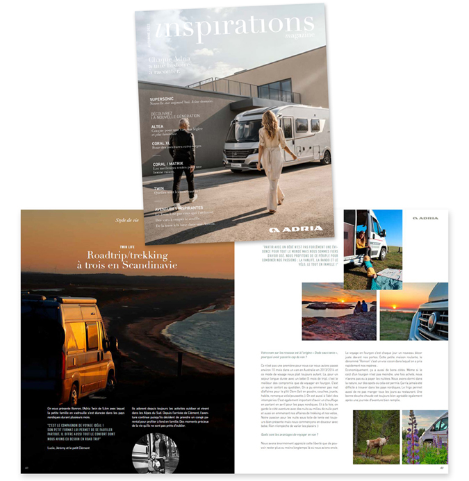 Rédaction de l'article et prise de vue photos
